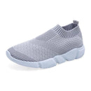 TIY Footwear Plus Size Women Casual Solid Color Mesh Design Breathable Sneakers TIY