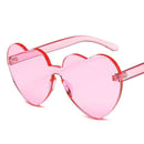 TIY Glasses Romantic Heart Shaped Women Candy Color Trendy Sunglasses TIY