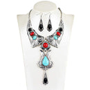 TIY Jewelry Statement Vintage Ethnic Style Drop Shape Pendant Fashion Jewelry Sets TIY