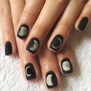 TIY Makeup Short Length Moon Pattern Matte Good Quality Fake Nails TIY