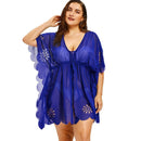 TIY Men Apparel Solid Color Hollow Design Women Loose Pattern Summer Swimwear Cover Up TIY