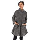 Women Solid Color Knitted Turtle Neck Long-sleeve Outwear