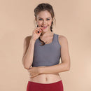 TIY UG Solid Color Unique Hollow Design Women Sports Bra TIY