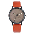 Women Simple PU Band Leisure Quartz Watch