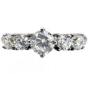 Vintage Wedding Rings TK003 Stainless Steel Ring with AAA Grade CZ