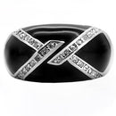Vintage Rings TK022 Stainless Steel Ring with Top Grade Crystal