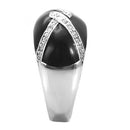 Vintage Rings TK022 Stainless Steel Ring with Top Grade Crystal