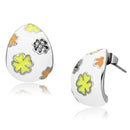 Stud Earrings For Women TK1043 Stainless Steel Earrings with Crystal