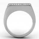 Mens Stainless Steel Rings TK1048 Stainless Steel Ring with Crystal