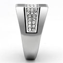 Mens Stainless Steel Rings TK1048 Stainless Steel Ring with Crystal
