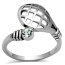Vintage Rings TK1083 Stainless Steel Ring with Top Grade Crystal