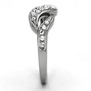 Vintage Rings TK1085 Stainless Steel Ring with Top Grade Crystal