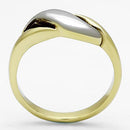 Gold Plated Rings TK1089 Two-Tone Gold - Stainless Steel Ring