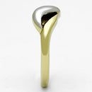 Gold Plated Rings TK1089 Two-Tone Gold - Stainless Steel Ring