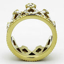 Cheap Gold Rings TK1109 Gold - Stainless Steel Ring with Top Grade Crystal
