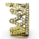 Cheap Gold Rings TK1109 Gold - Stainless Steel Ring with Top Grade Crystal