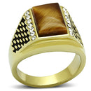 Cheap Gold Rings TK1187 Gold - Stainless Steel Ring with Synthetic