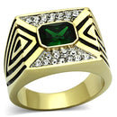 Cheap Gold Rings TK1195 Two-Tone Gold - Stainless Steel Ring