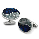 Cufflinks For Men TK1240 Stainless Steel Cufflink with Epoxy