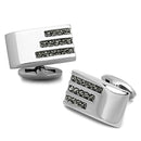 Cufflinks For Men TK1241 Stainless Steel Cufflink with Top Grade Crystal
