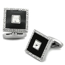 Cufflinks For Men TK1242 Stainless Steel Cufflink with Top Grade Crystal