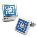 Cufflinks For Men TK1244 Stainless Steel Cufflink with Top Grade Crystal