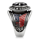 Mens Stainless Steel Rings TK130 Stainless Steel Ring with Synthetic