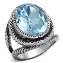 Cheap Wedding Rings TK1425 Stainless Steel Ring with Top Grade Crystal