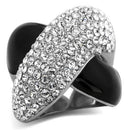 Cheap Wedding Rings TK1427 Stainless Steel Ring with Top Grade Crystal