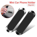 TKEY Magnetic Car Phone Holder mini Strip Paste Stand For iPhone Samsung Xiaomi Wall Zinc Alloy Magnet GPS Car Mount Dashboard AExp