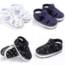 Toddler Cotton Anchor Print Summer Sandals