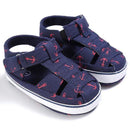Toddler Cotton Anchor Print Summer Sandals