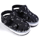 Toddler Cotton Anchor Print Summer Sandals