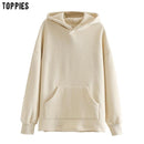 toppies Loose Oversize Hoodies Woman Sweatshirt autumn winter Female fleece hoodies 2020 women Sweat-shirts AExp