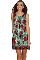 Toscana Sanibel Green Fit & Flare Empire Dress - Women