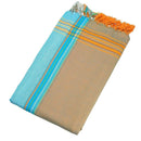 Towels Beach Towels - 0.82" X 1.31" X 0.07" Gange Cotton, Polyester Kikoy-Towel HomeRoots