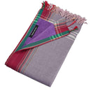 Towels Beach Towels - 0.82" X 1.31" X 0.07" Kir Cassis Cotton, Polyester Kikoy-Towel HomeRoots