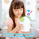 Rizmo Evolving Musical Friend Interactive Plush Toy with Fun Games, Snow
