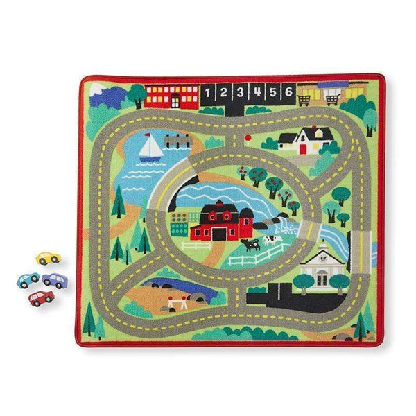 Toys & Games Round The Town Road Rug & Car Set MELISSA & DOUG