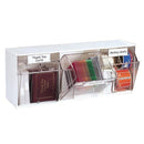 Tilt Bin Interlocking 3 Unit Wht
