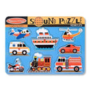 Toys & Games Vehicles Sound Puzzle MELISSA & DOUG