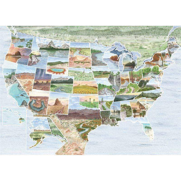Ravensburger From Sea to Shinning Sea - USA - 1000 Piece Jigsaw Puzzle