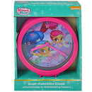 Toys Shimmer and Shine Dual-Function Clock with Tabletop or Wall Hanging Feature KS