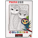 Anatolian Coloring Owls Family - 500 Piece Jigsaw Puzzle