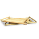 Trays Vanity Tray - 24" X 16" X 2" Natural Bamboo Natural Bamboo Nesting Trays HomeRoots