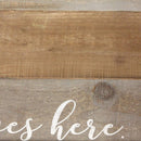 Trays Wooden Tray - "Love Lives Here" Wood Tray HomeRoots