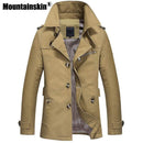 Trench Coat For Men - ALL Season Long Coat