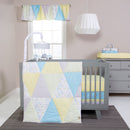 Triangles 3 Piece Crib Bedding Set-TRI-JadeMoghul Inc.