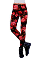 True Passion Lucy Floral Print Performance Legging - Women