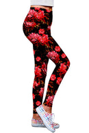 True Passion Lucy Floral Print Performance Legging - Women